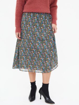 Compañía Fantástica - Falda Flowers lúrex
