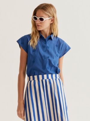 Compañía Fantástica - Camisa Floral bordado