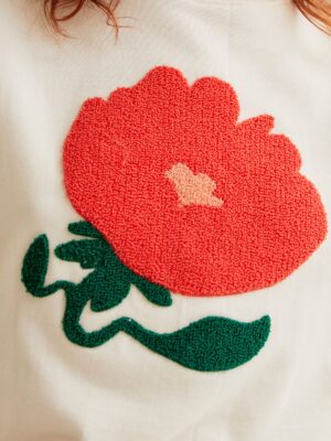 Compañía Fantástica - Sudadera Flor gigante 5