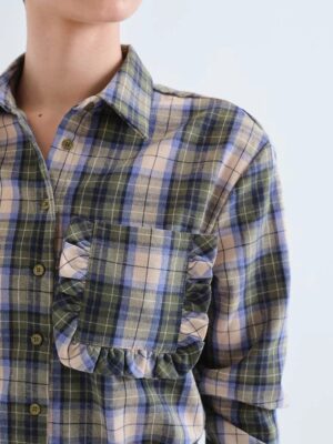 COMPAÑÍA FANTÁSTICA - Camisa Cuadros verde 4