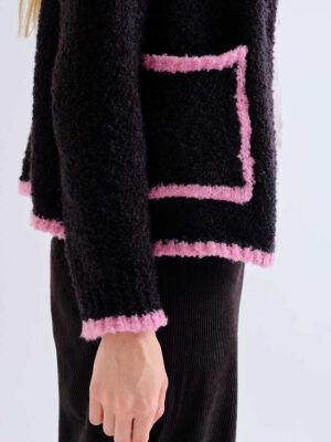 COMPAÑÍA FANTÁSTICA - Cardigan Detalles rosas 3